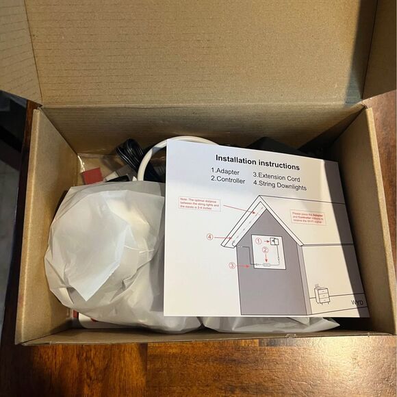 LemonRole String Downlights, Smart RGB+IC+WW LED String Lights Alexa, - Picture 9 of 10